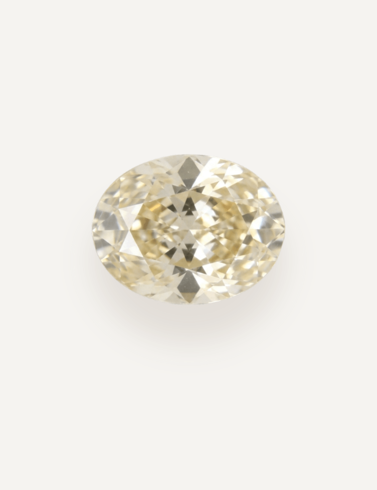 1.47ct Yellow Oval Cut Sapphire - Molten Store