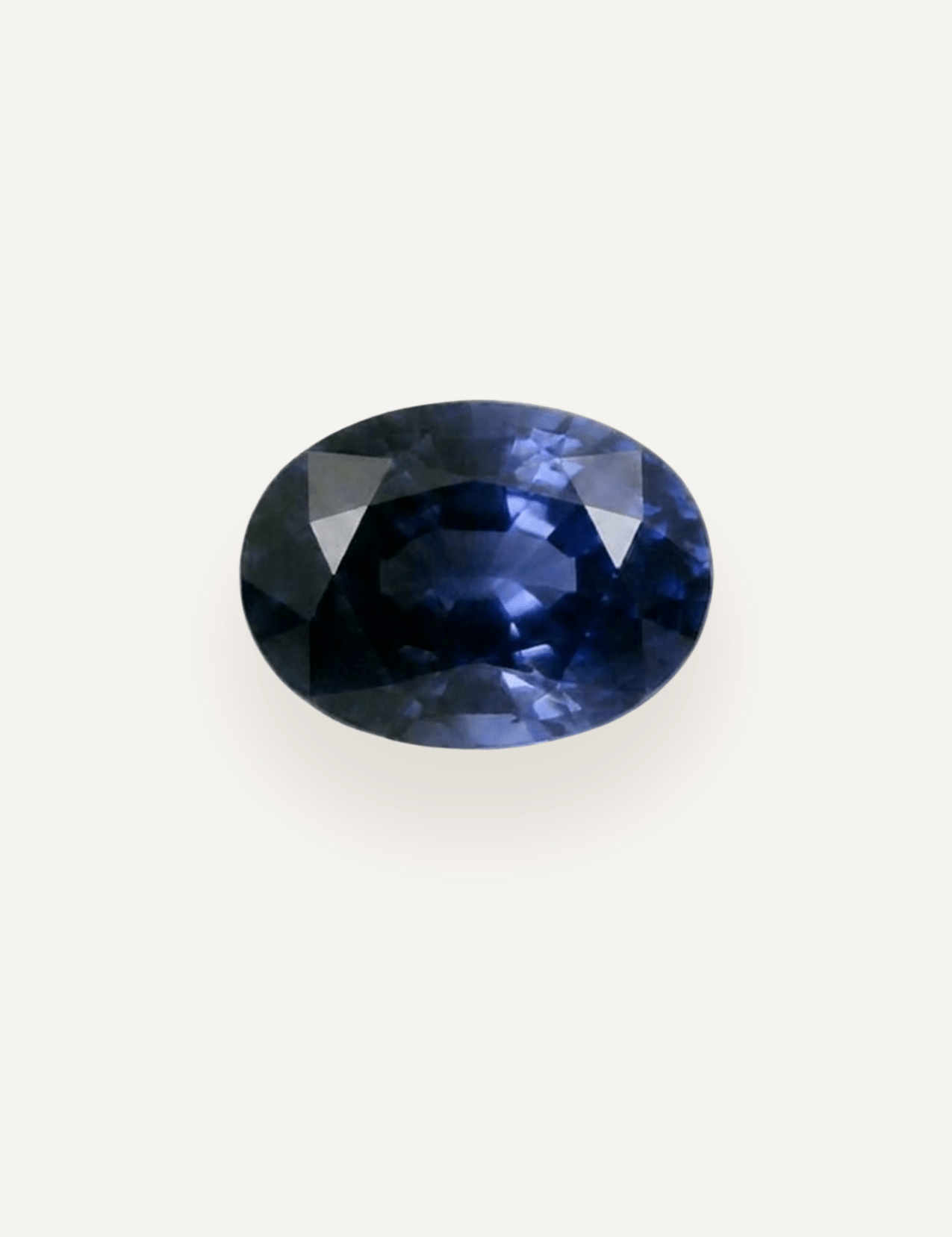 1.48ct Ceylon Blue Oval Cut Sapphire - Molten Store
