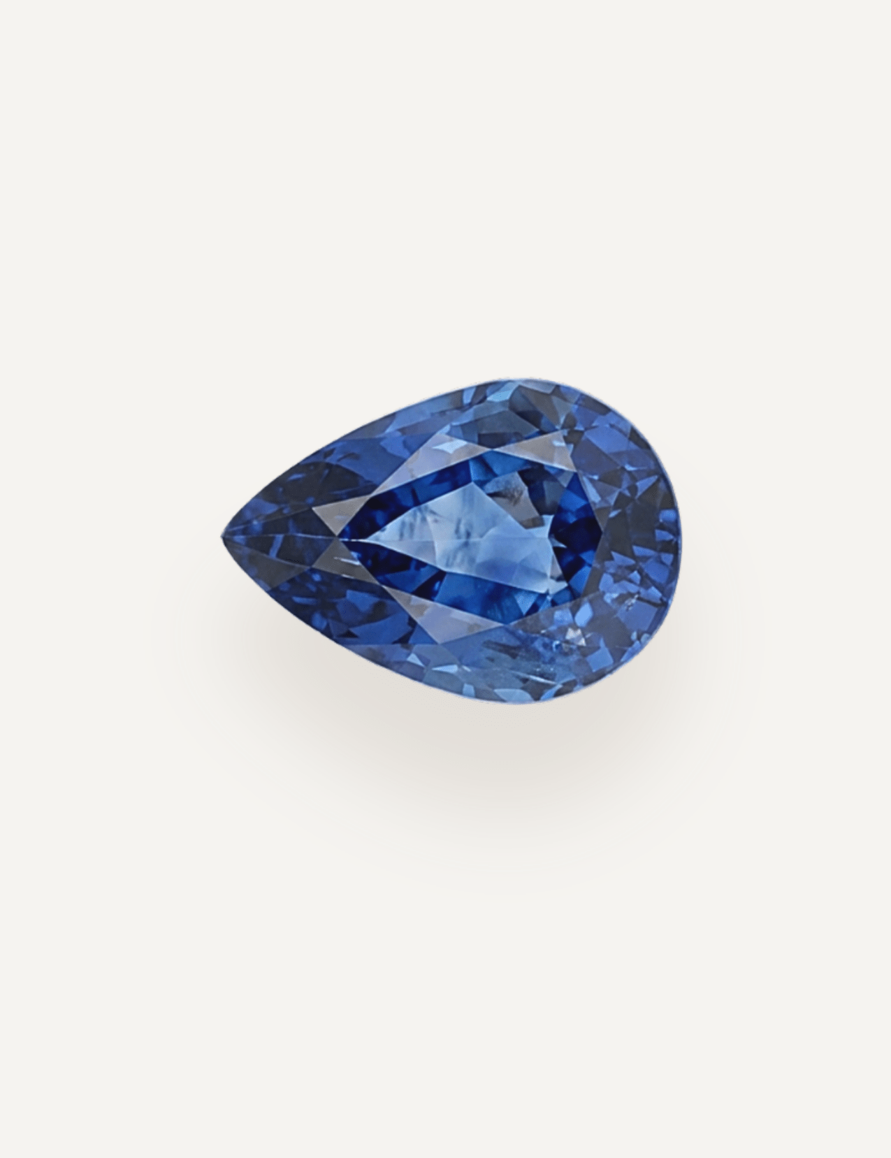 1.48ct Ceylon Blue Pear Cut Sapphire - Molten Store