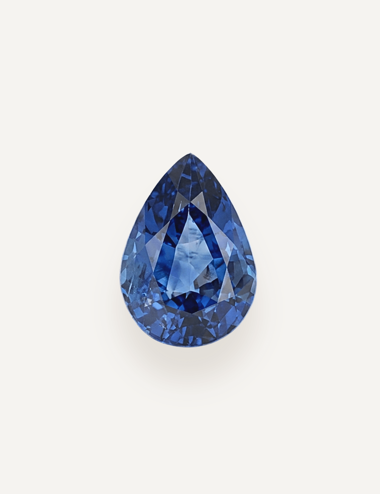 1.48ct Ceylon Blue Pear Cut Sapphire - Molten Store