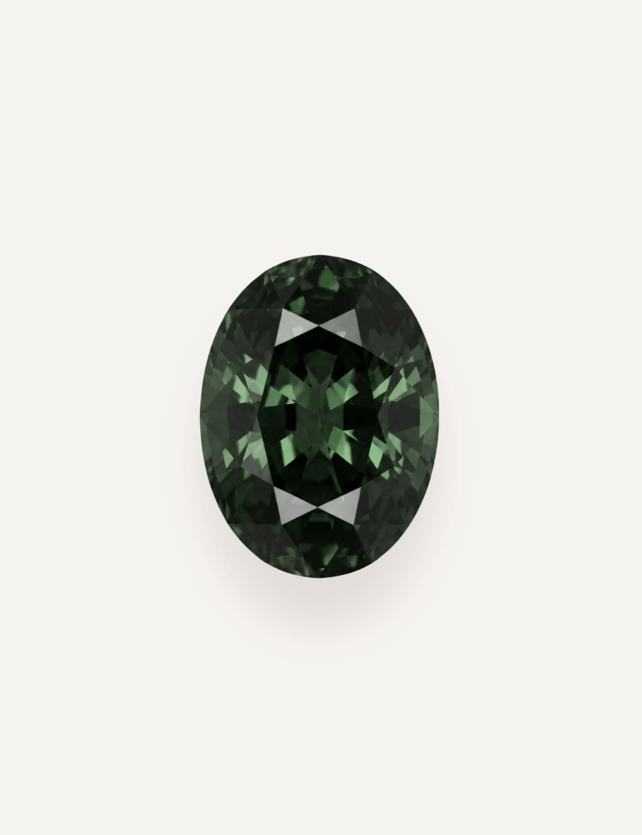 1.48ct Queensland Green Parti Oval Cut Sapphire - Molten Store