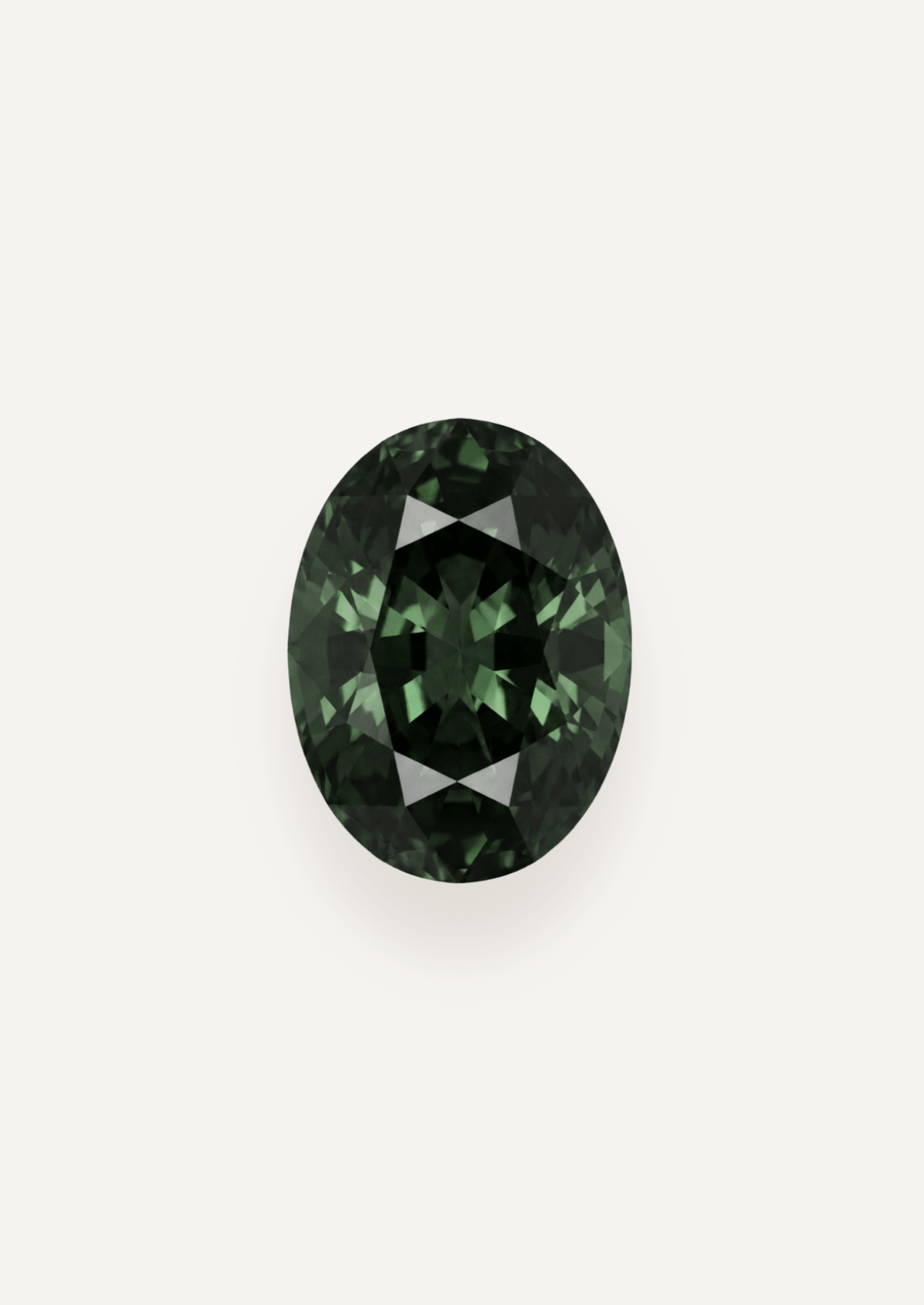 1.48ct Queensland Green Parti Oval Cut Sapphire - Molten Store