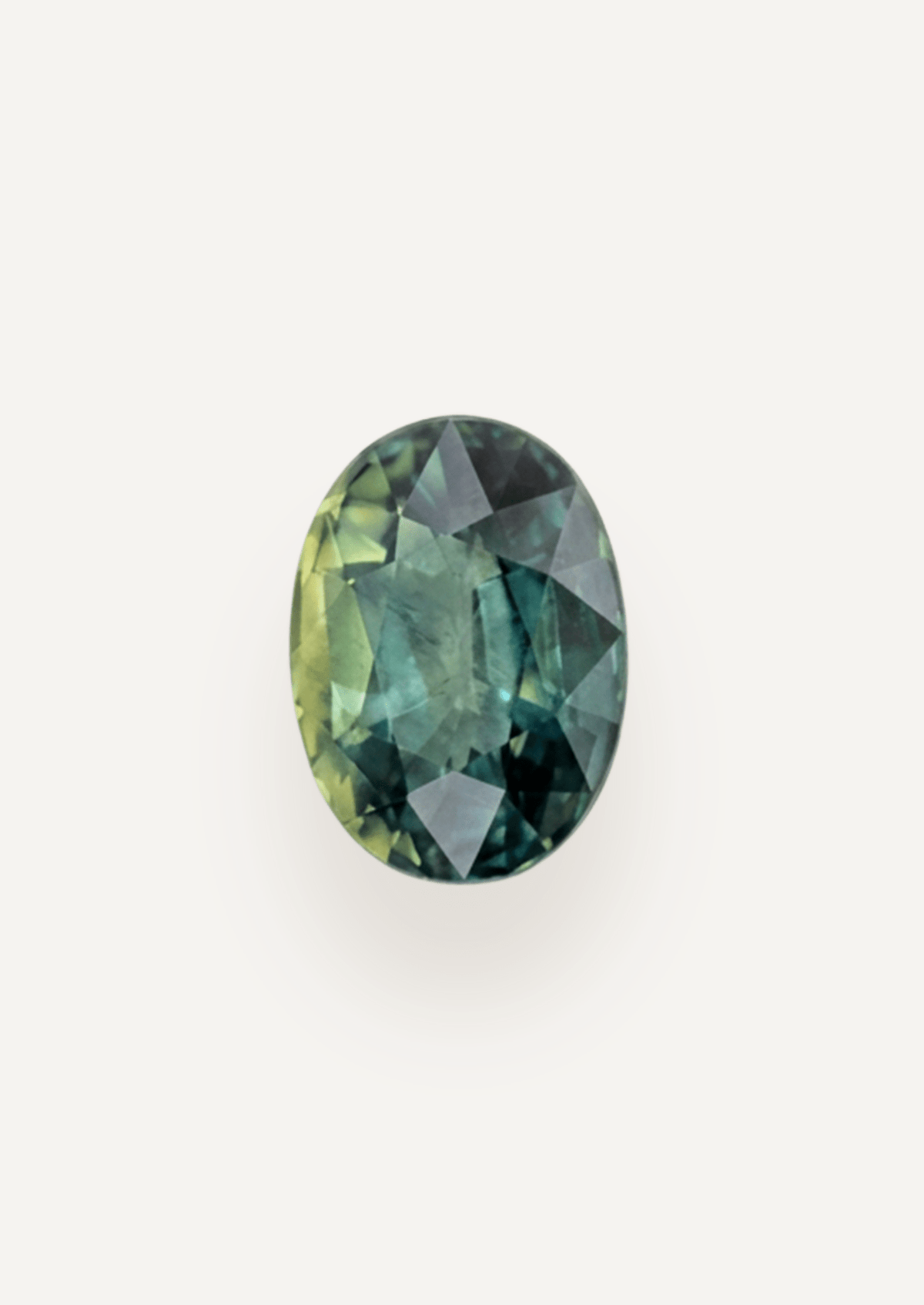 1.50ct Queensland Green Parti Oval Cut Sapphire - Molten Store