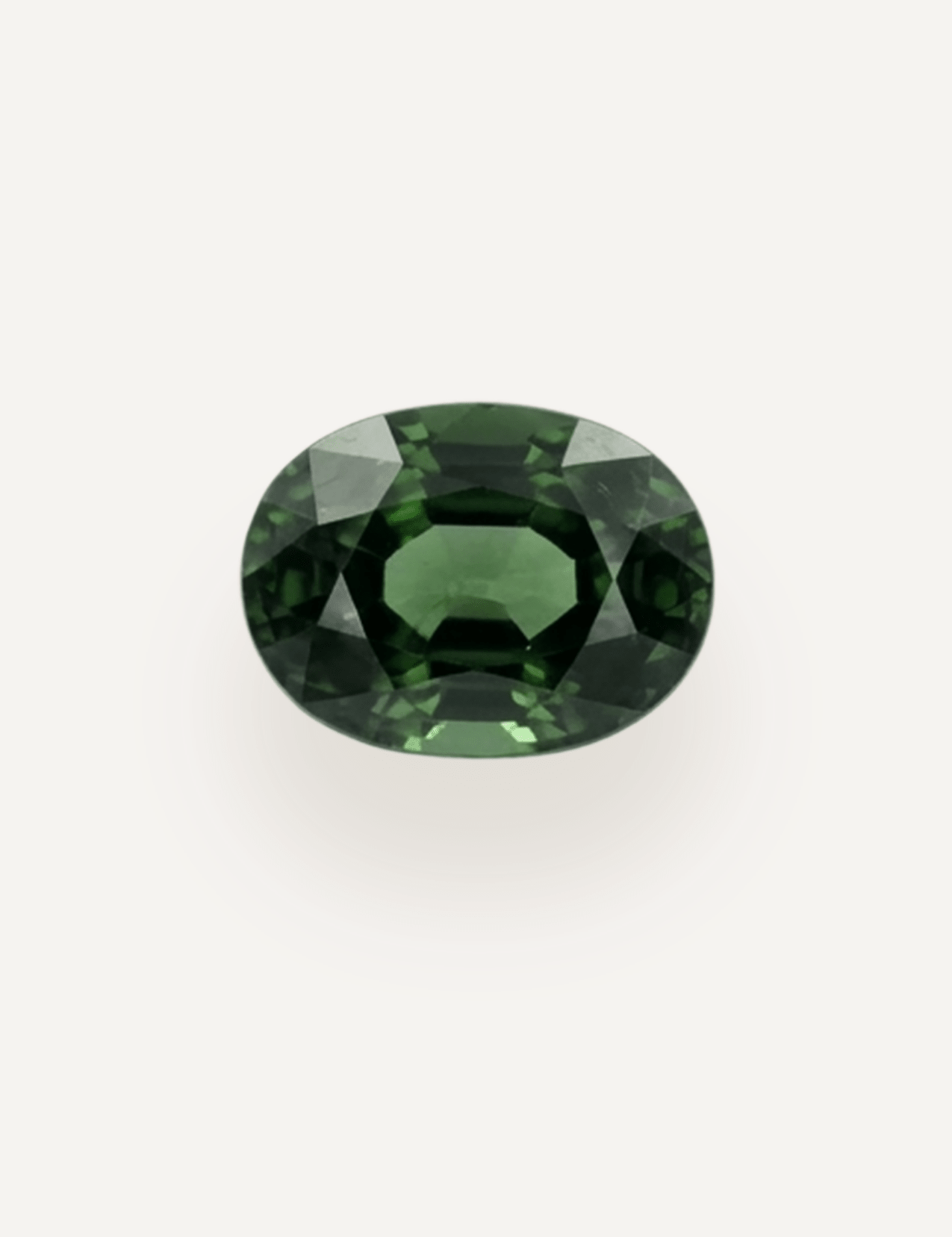 1.50ct Queensland Green Parti Oval Cut Sapphire - Molten Store