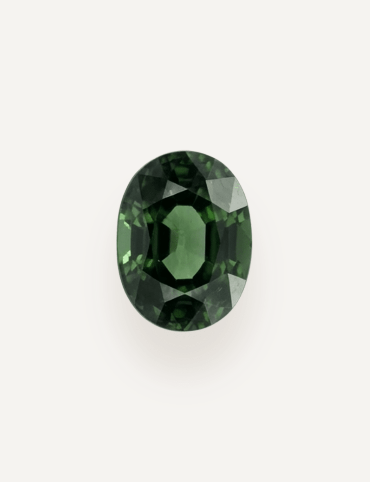 1.50ct Queensland Green Parti Oval Cut Sapphire - Molten Store
