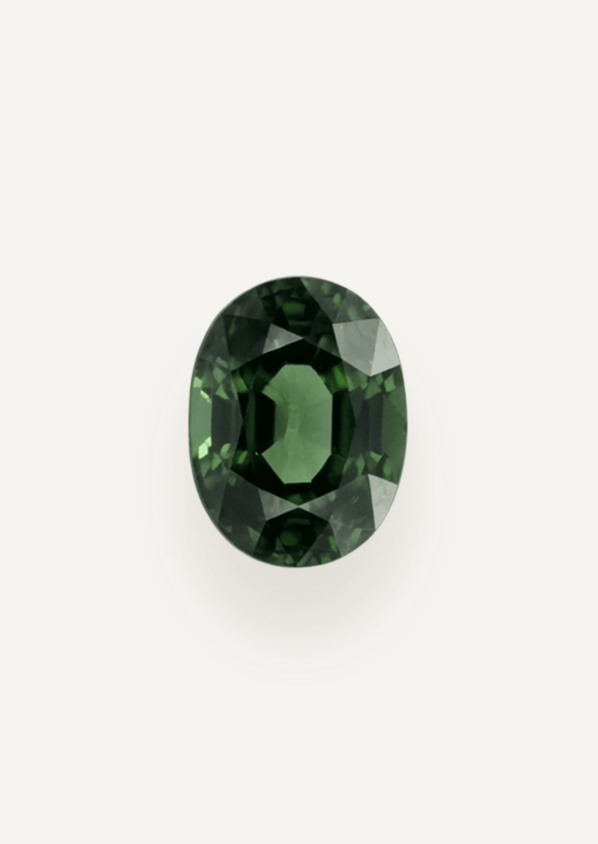 1.50ct Queensland Green Parti Oval Cut Sapphire - Molten Store