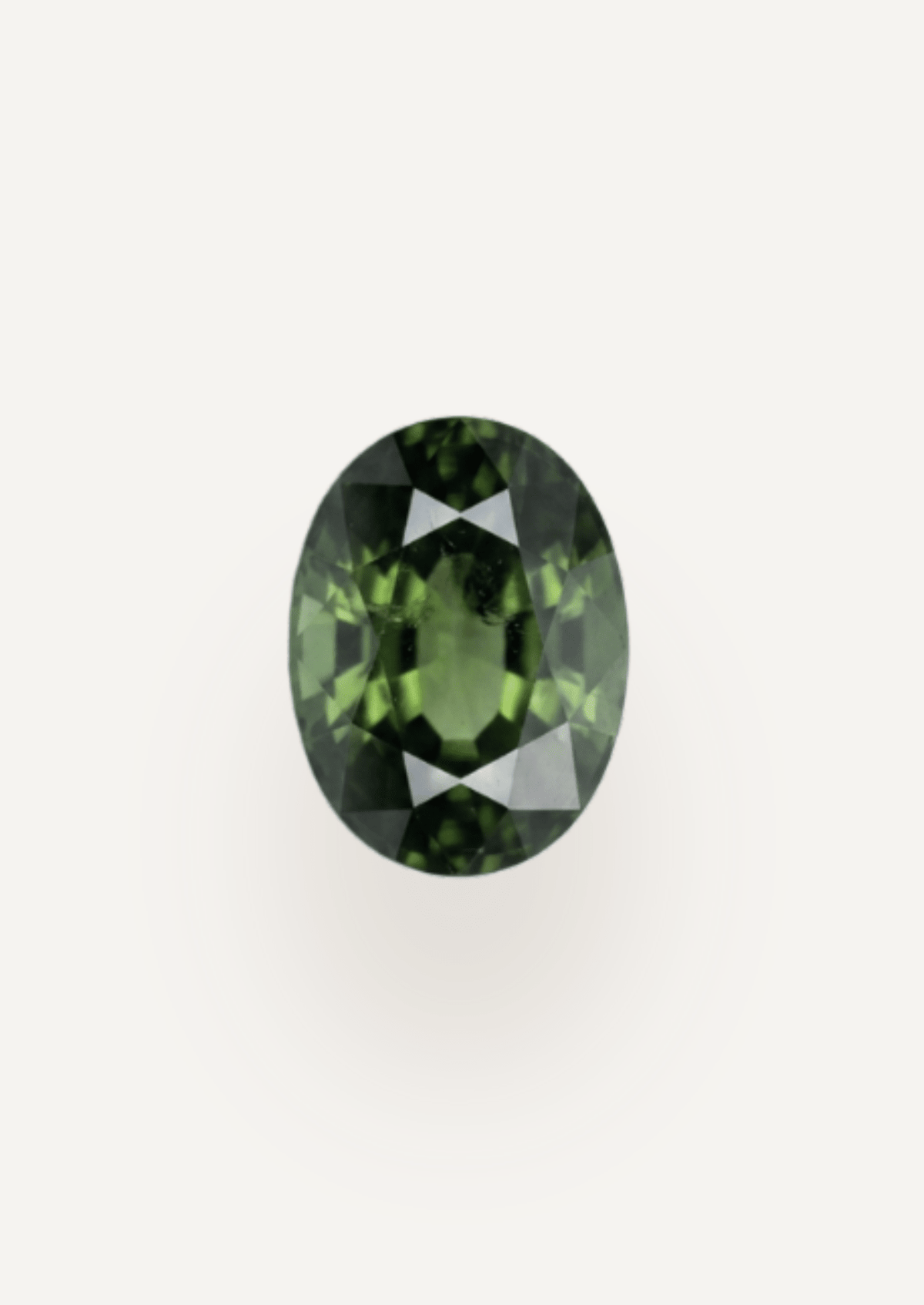 1.51ct Green Parti Oval Cut Sapphire - Molten Store