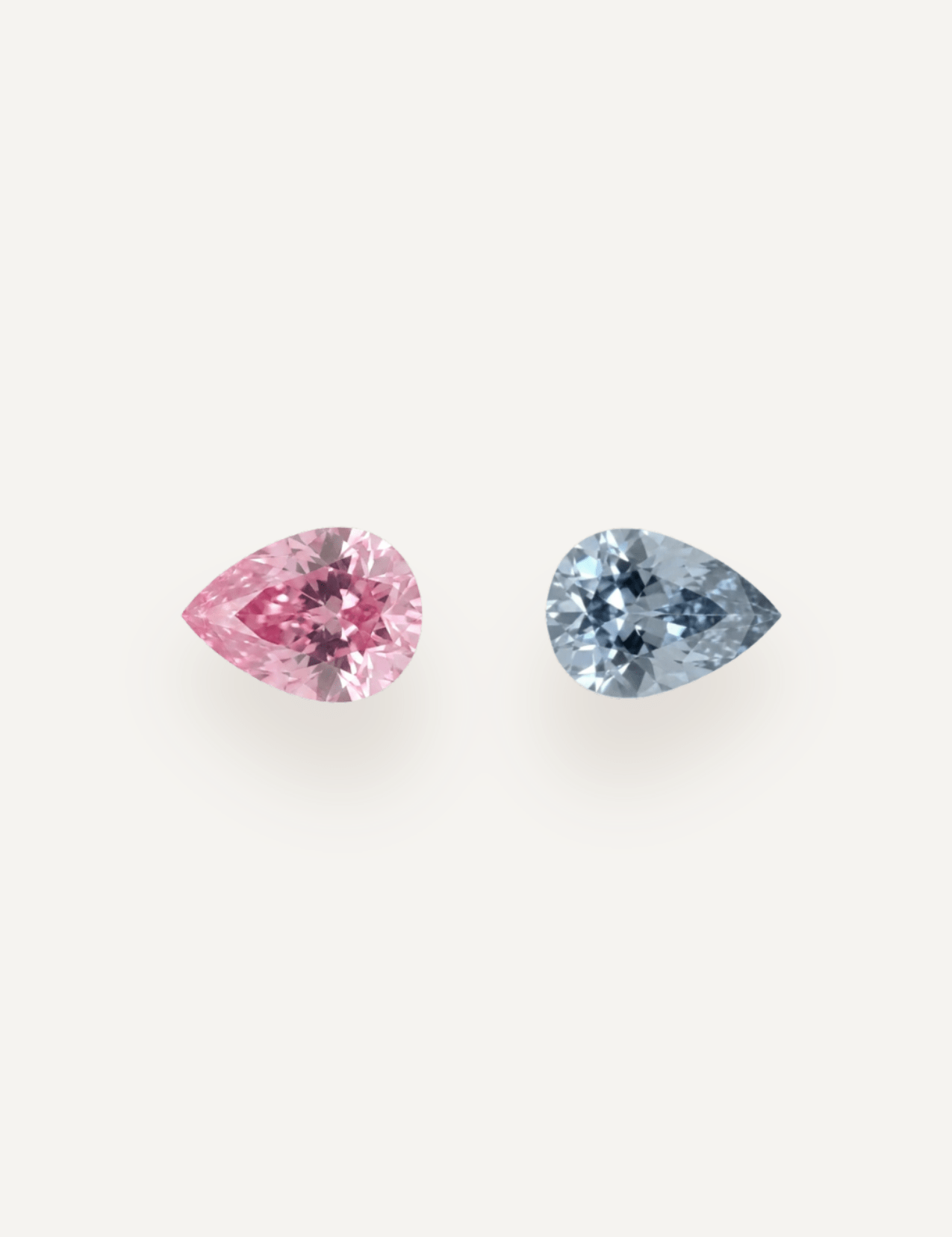 1.57 TCW Pink and Blue Pear Cut Sapphire Pair - Molten Store