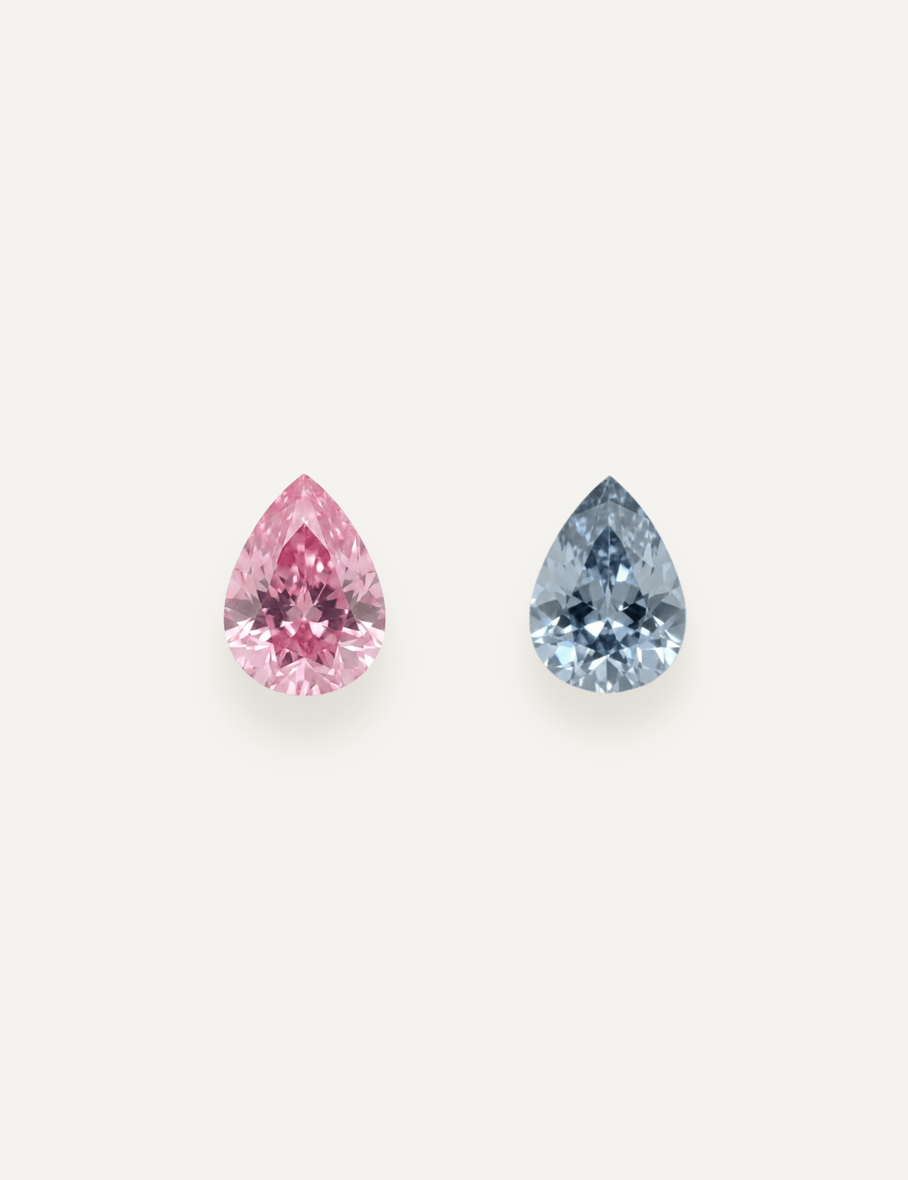 1.57 TCW Pink and Blue Pear Cut Sapphire Pair - Molten Store
