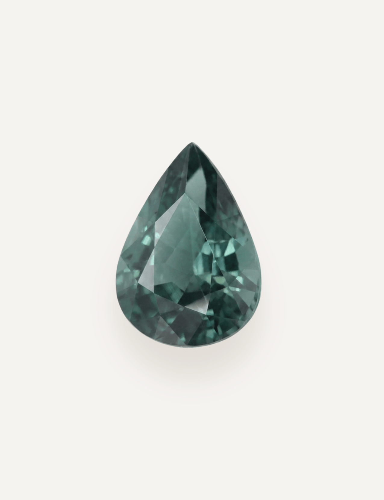 1.58ct Queensland Green Parti Pear Cut Sapphire - Molten Store