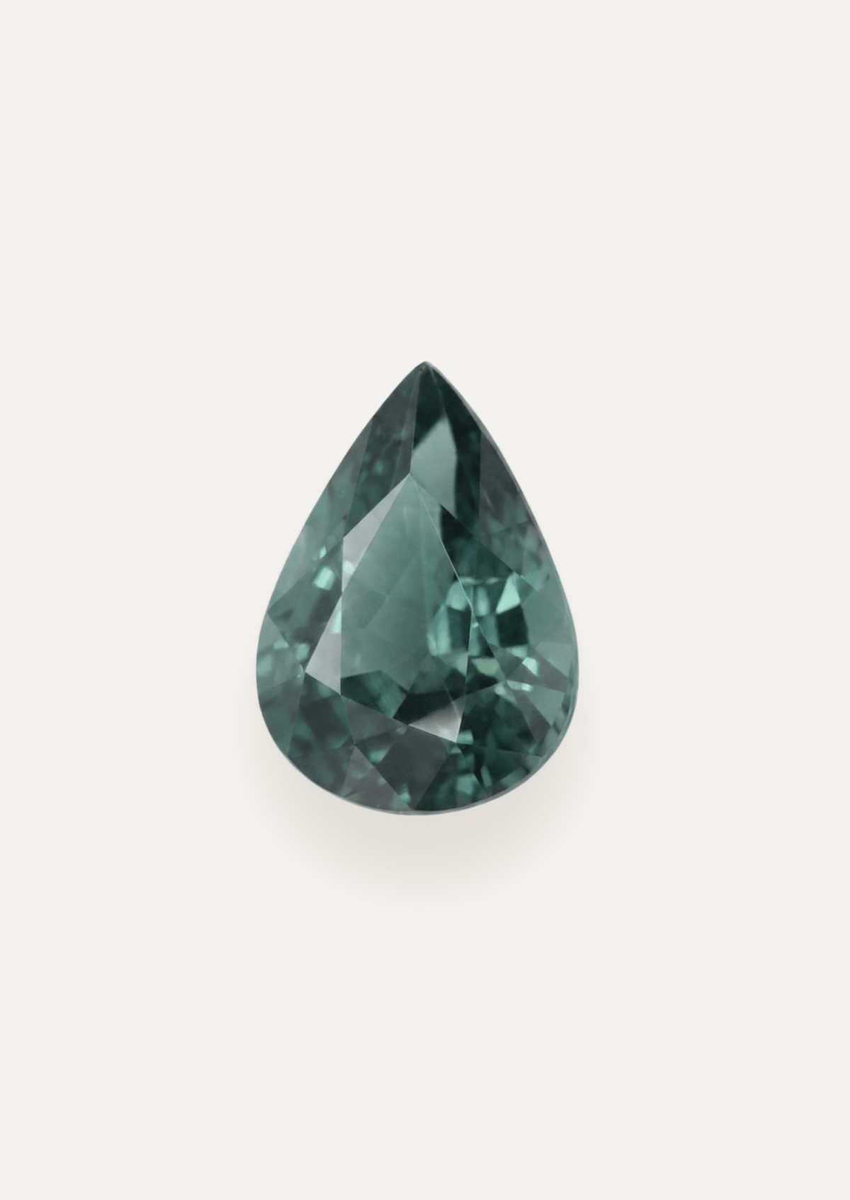 1.58ct Queensland Green Parti Pear Cut Sapphire - Molten Store