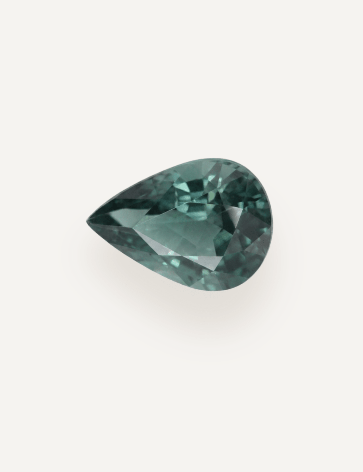 1.58ct Queensland Green Parti Pear Cut Sapphire - Molten Store