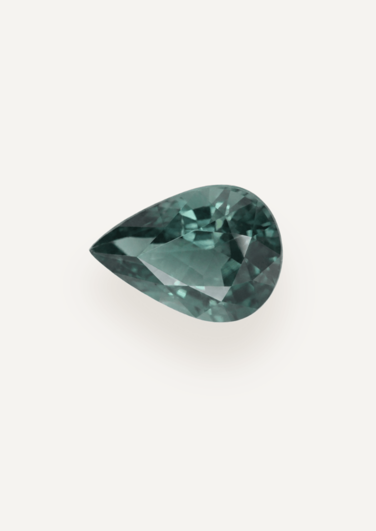 1.58ct Queensland Green Parti Pear Cut Sapphire - Molten Store