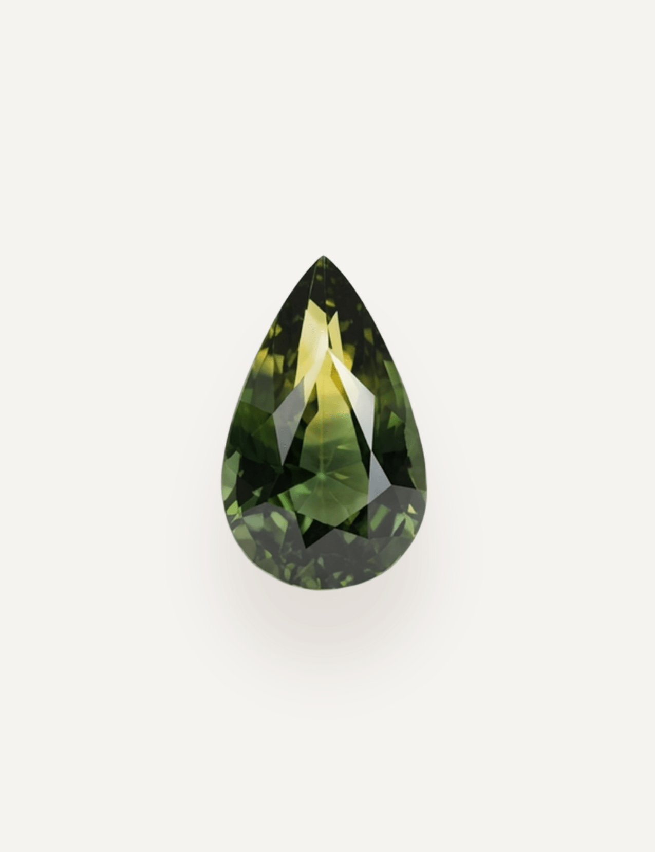 1.60ct Queensland Green Parti Pear Cut Sapphire - Molten Store