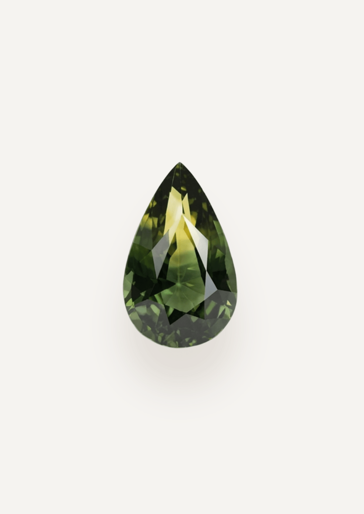 1.60ct Queensland Green Parti Pear Cut Sapphire - Molten Store