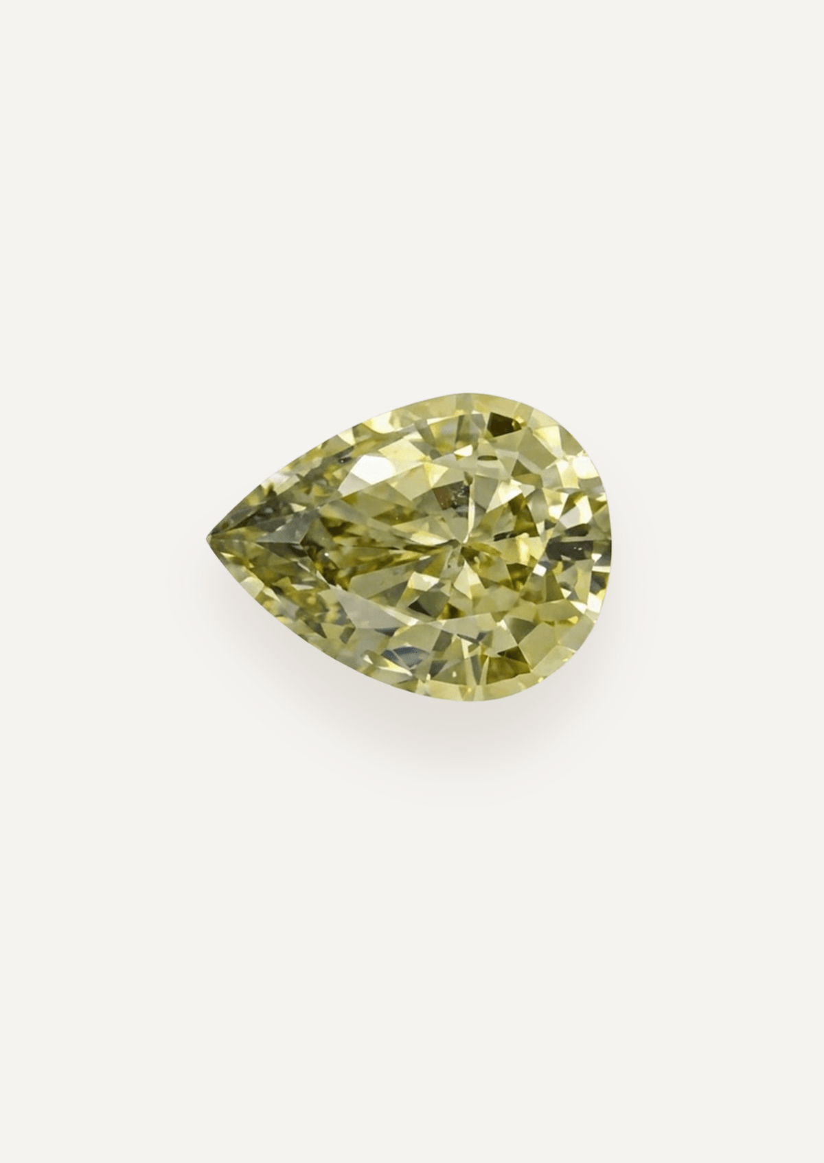 1.62ct Yellow Pear Cut Sapphire - Molten Store