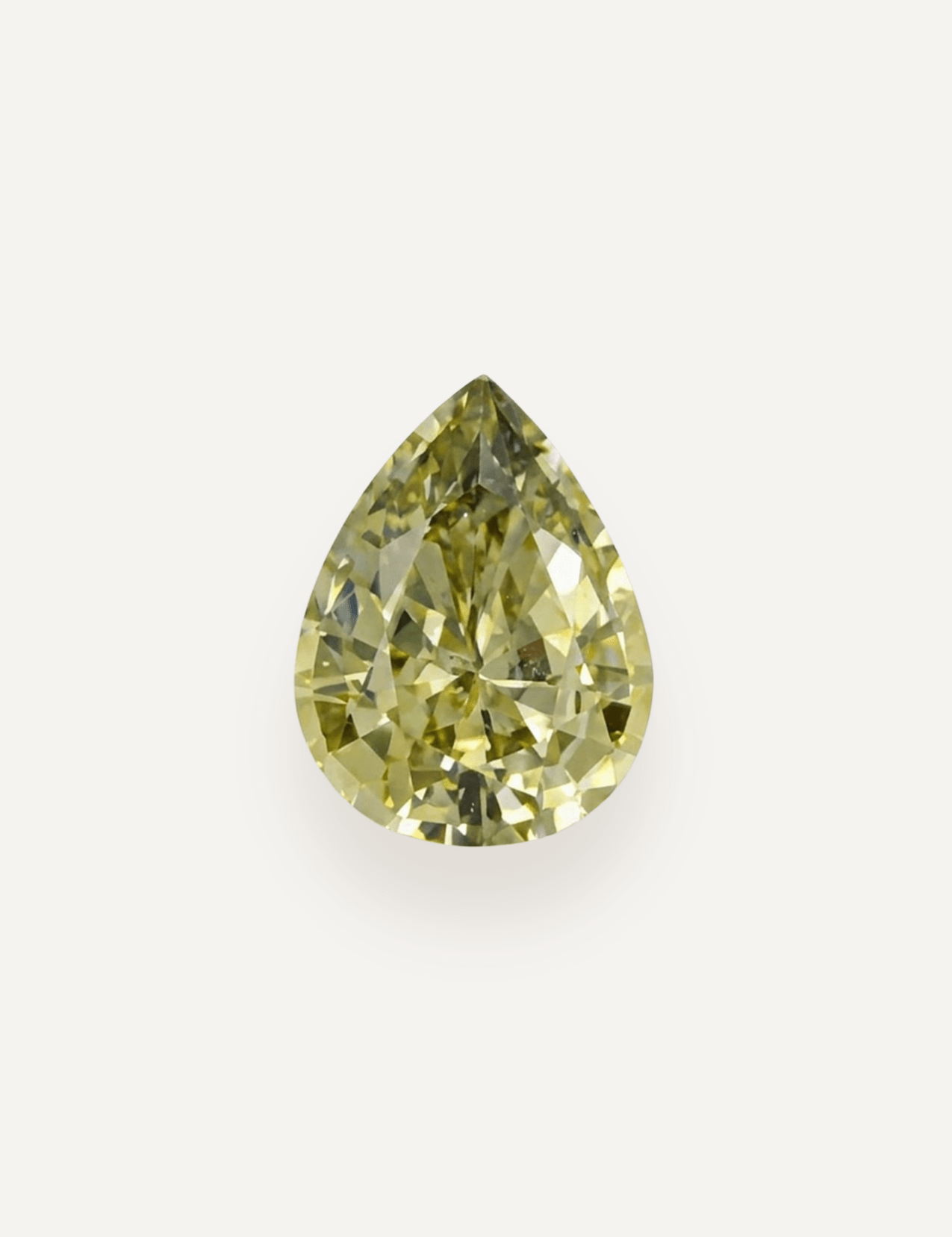 1.62ct Yellow Pear Cut Sapphire - Molten Store