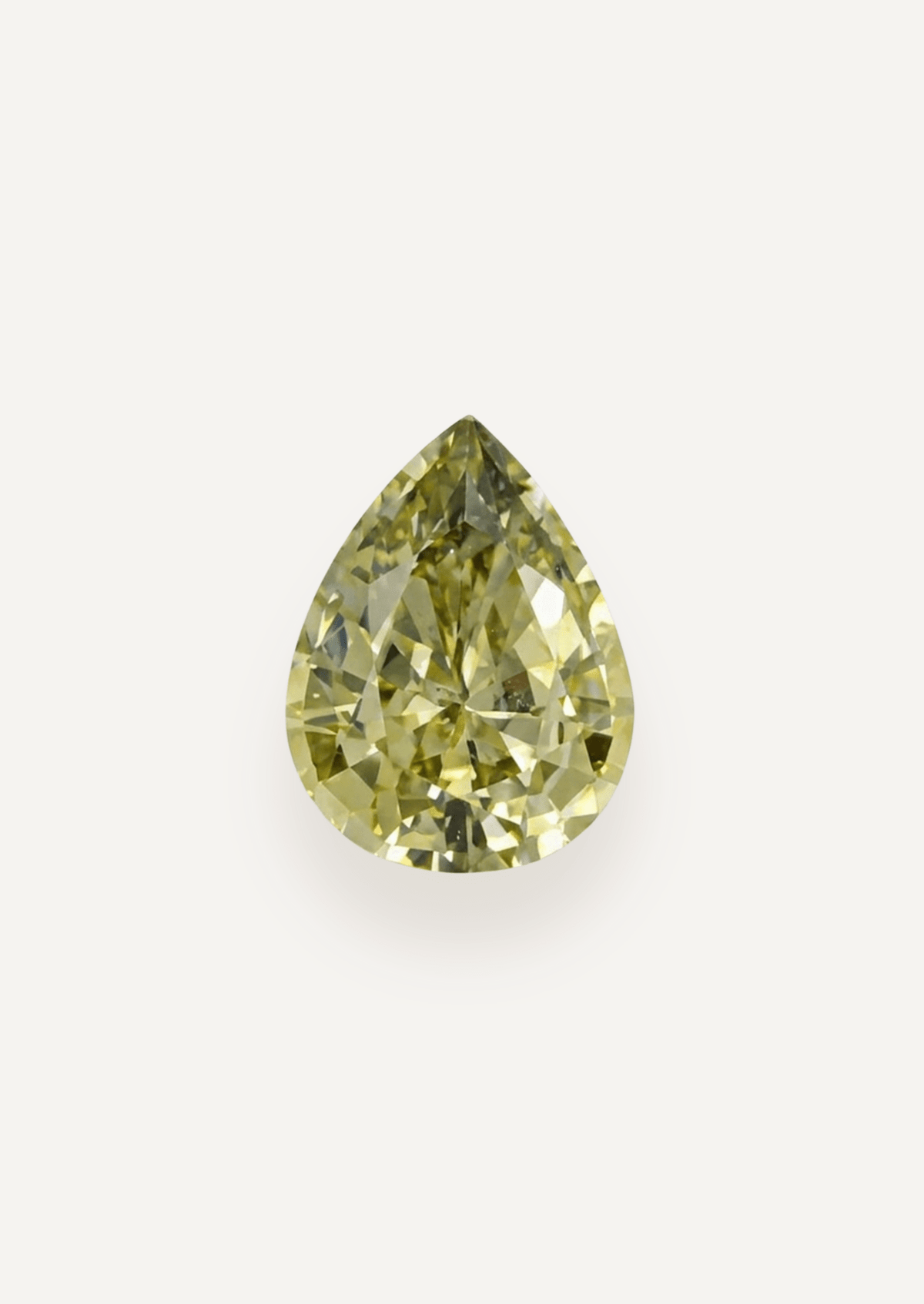 1.62ct Yellow Pear Cut Sapphire - Molten Store