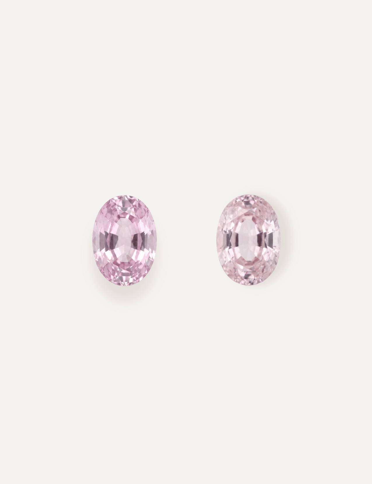 1.63 TCW Pink Oval Cut Sapphire Pair - Molten Store
