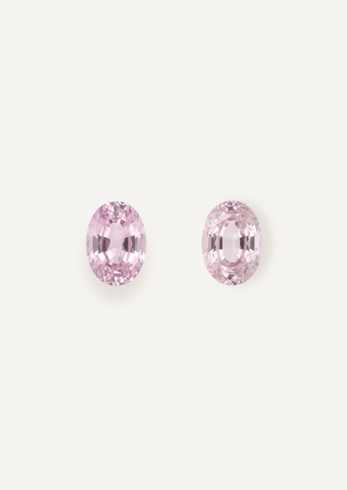 1.63 TCW Pink Oval Cut Sapphire Pair - Molten Store