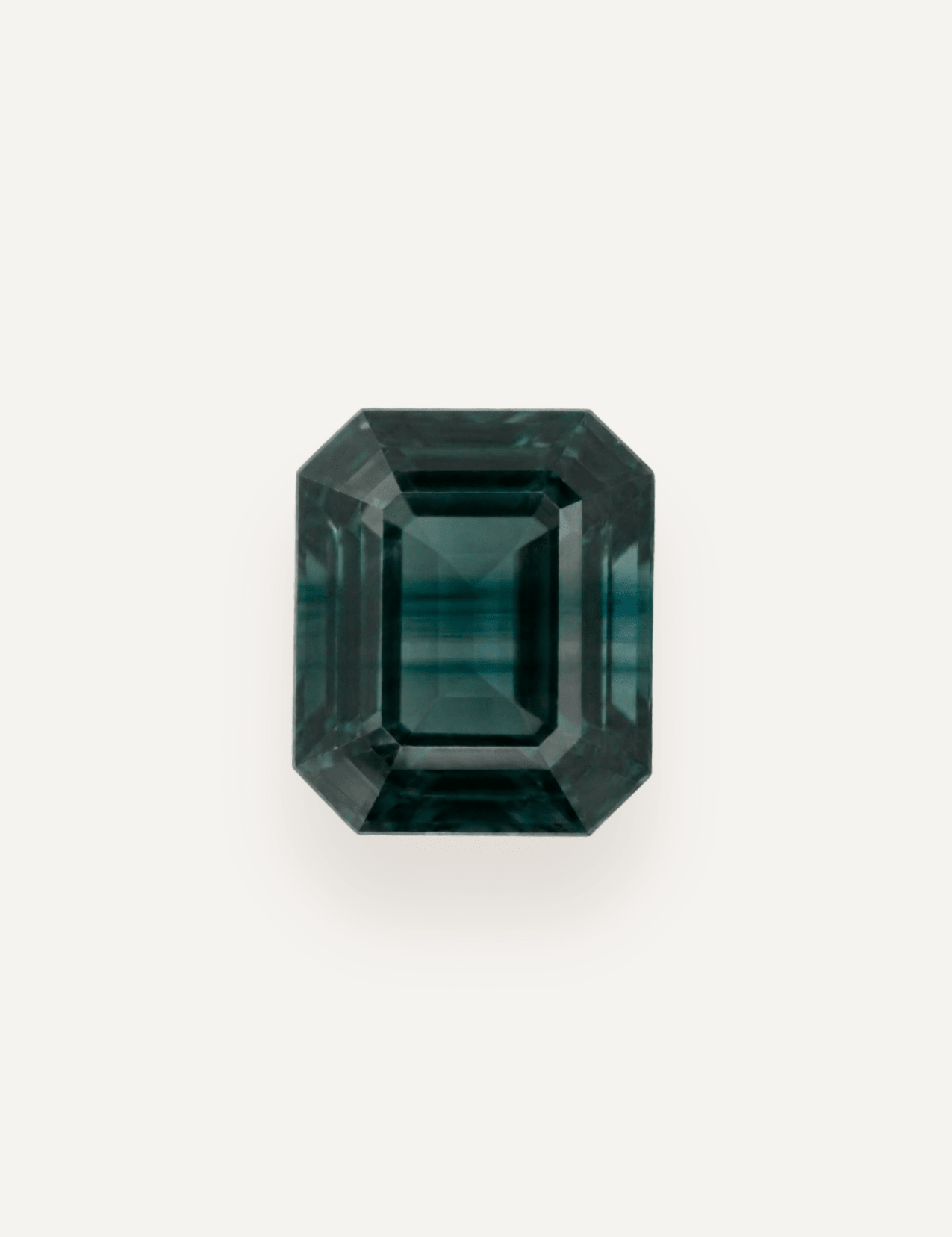 1.63ct Queensland Green Parti Emerald Cut Sapphire - Molten Store