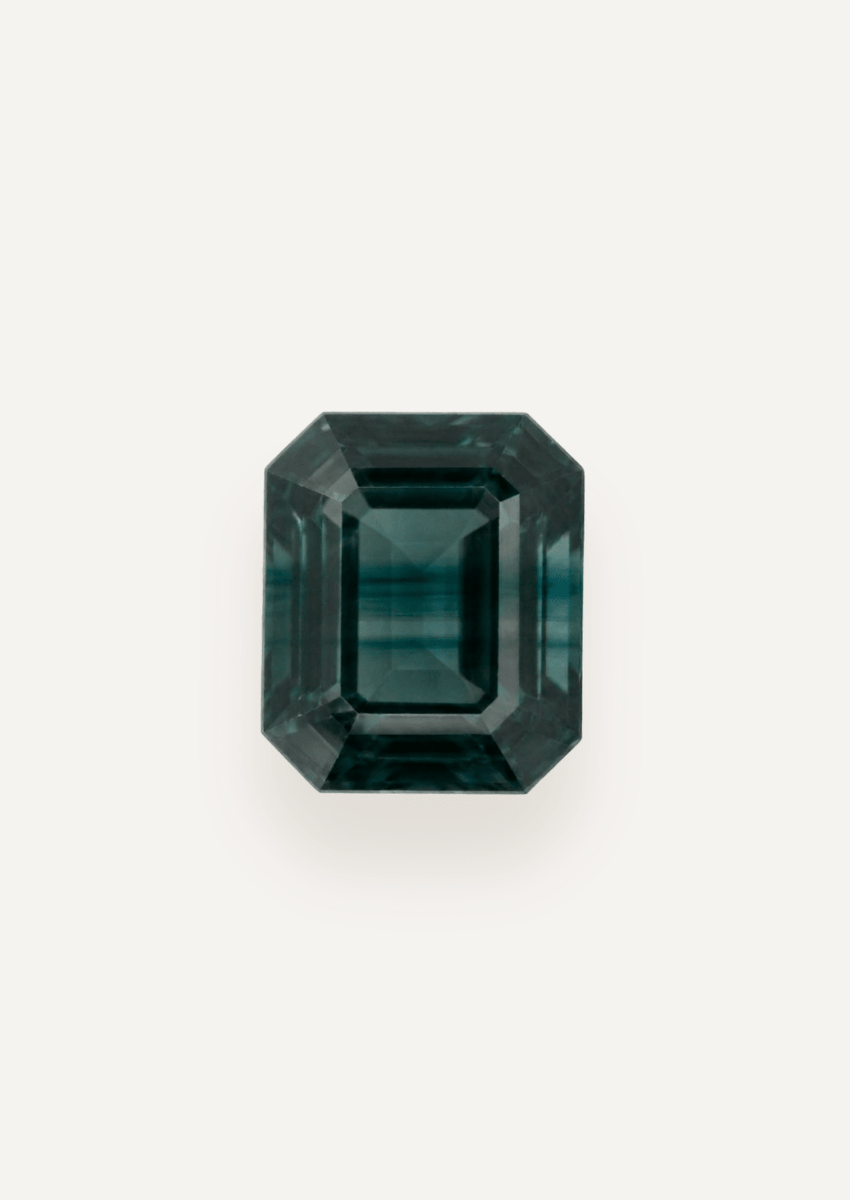 1.63ct Queensland Green Parti Emerald Cut Sapphire - Molten Store
