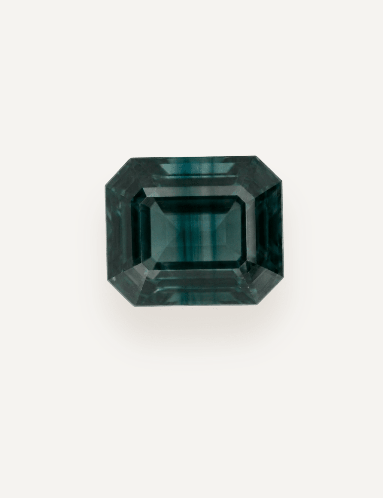 1.63ct Queensland Green Parti Emerald Cut Sapphire - Molten Store