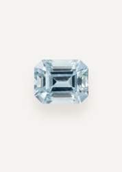 1.64ct Pale Blue Emerald Cut Aquamarine - Molten Store