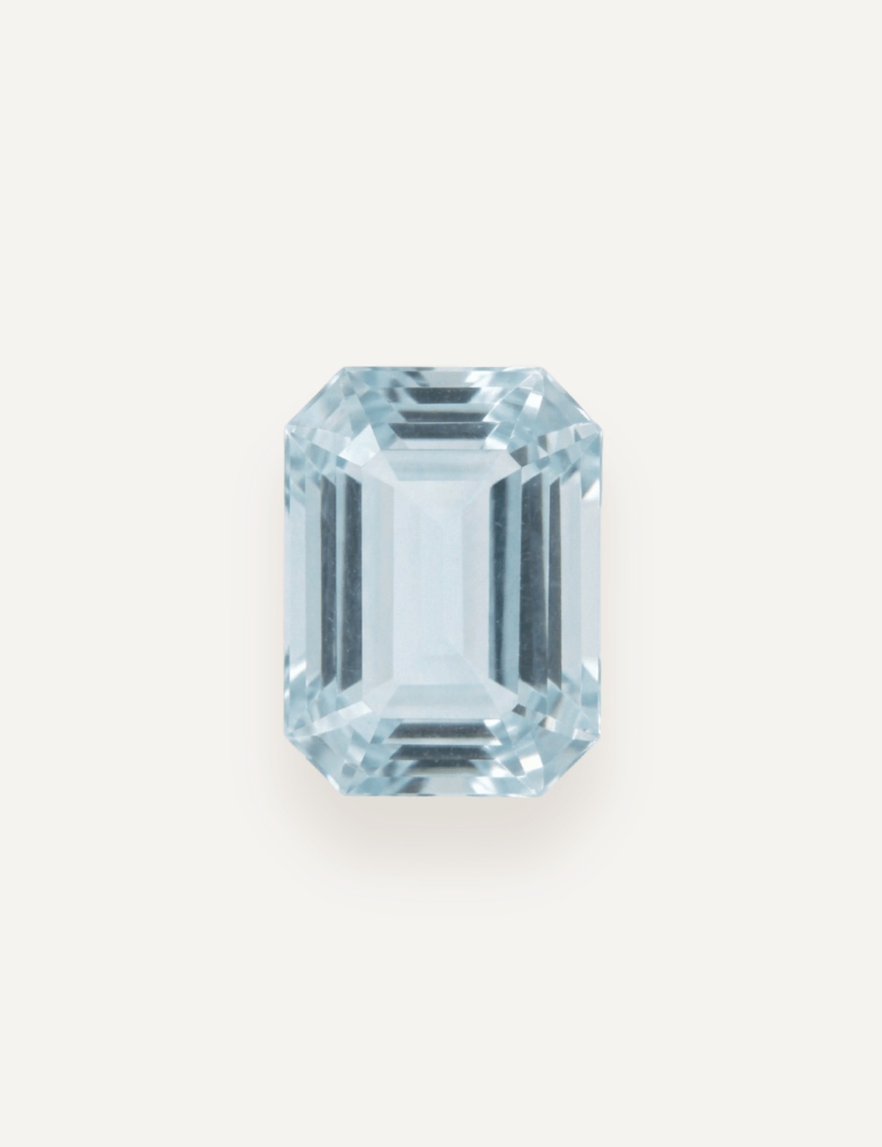1.66ct Pale Blue Emerald Cut Aquamarine - Molten Store