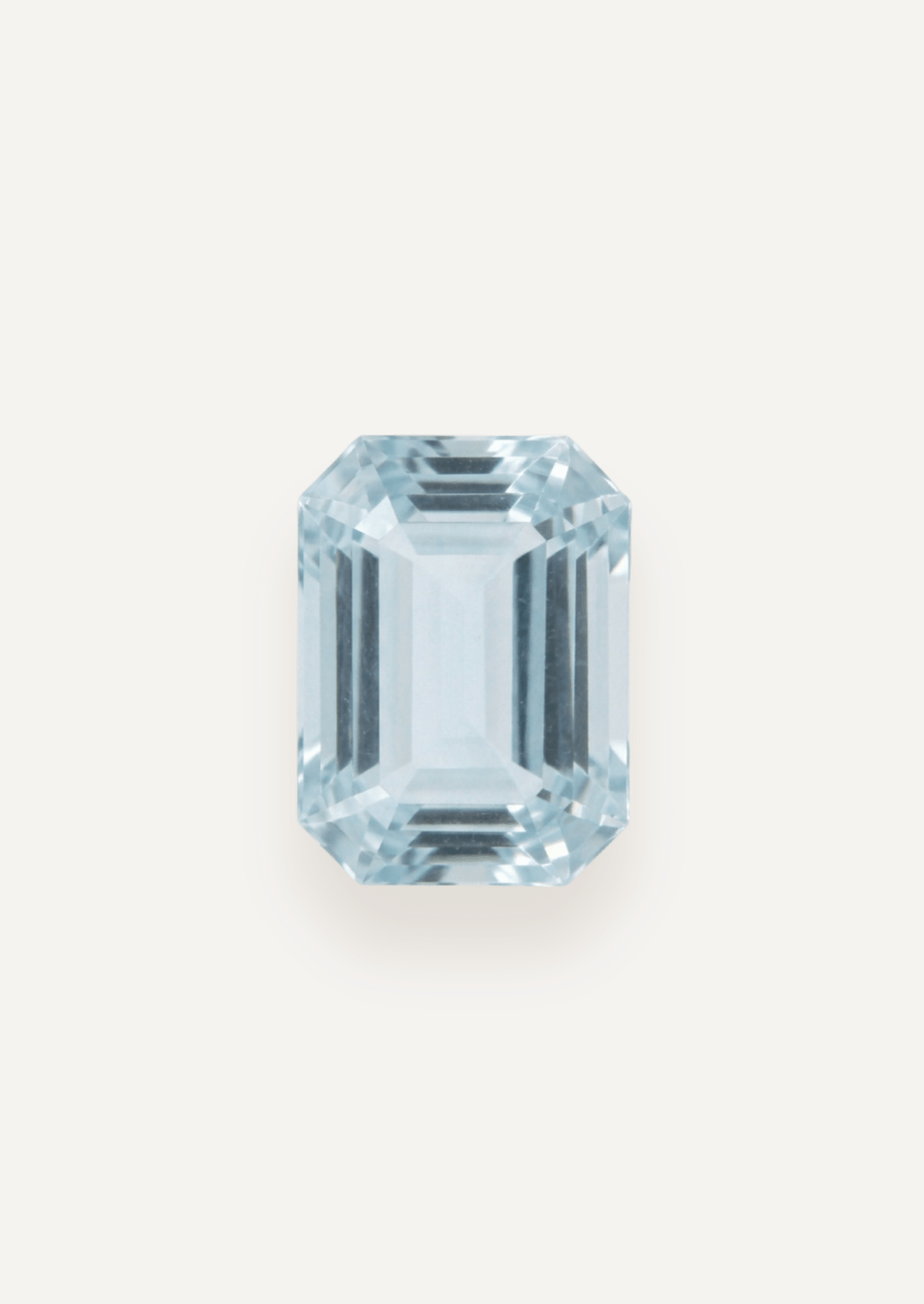 1.66ct Pale Blue Emerald Cut Aquamarine - Molten Store