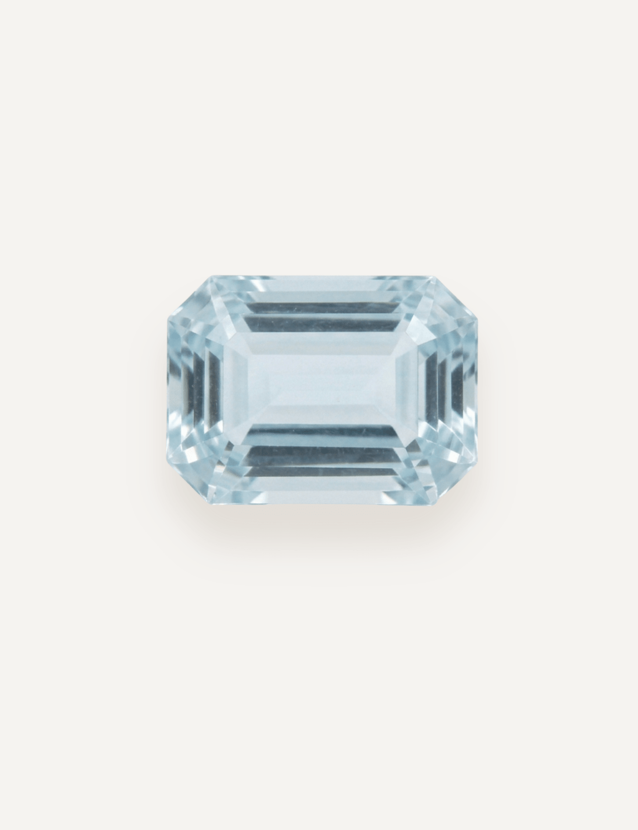 1.66ct Pale Blue Emerald Cut Aquamarine - Molten Store