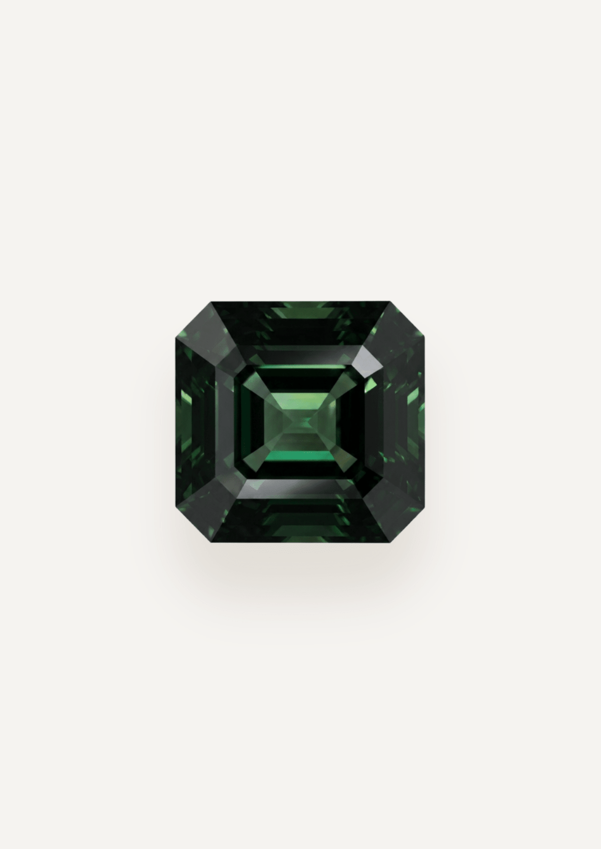 1.71ct Queensland Green Parti Emerald Cut Sapphire - Molten Store
