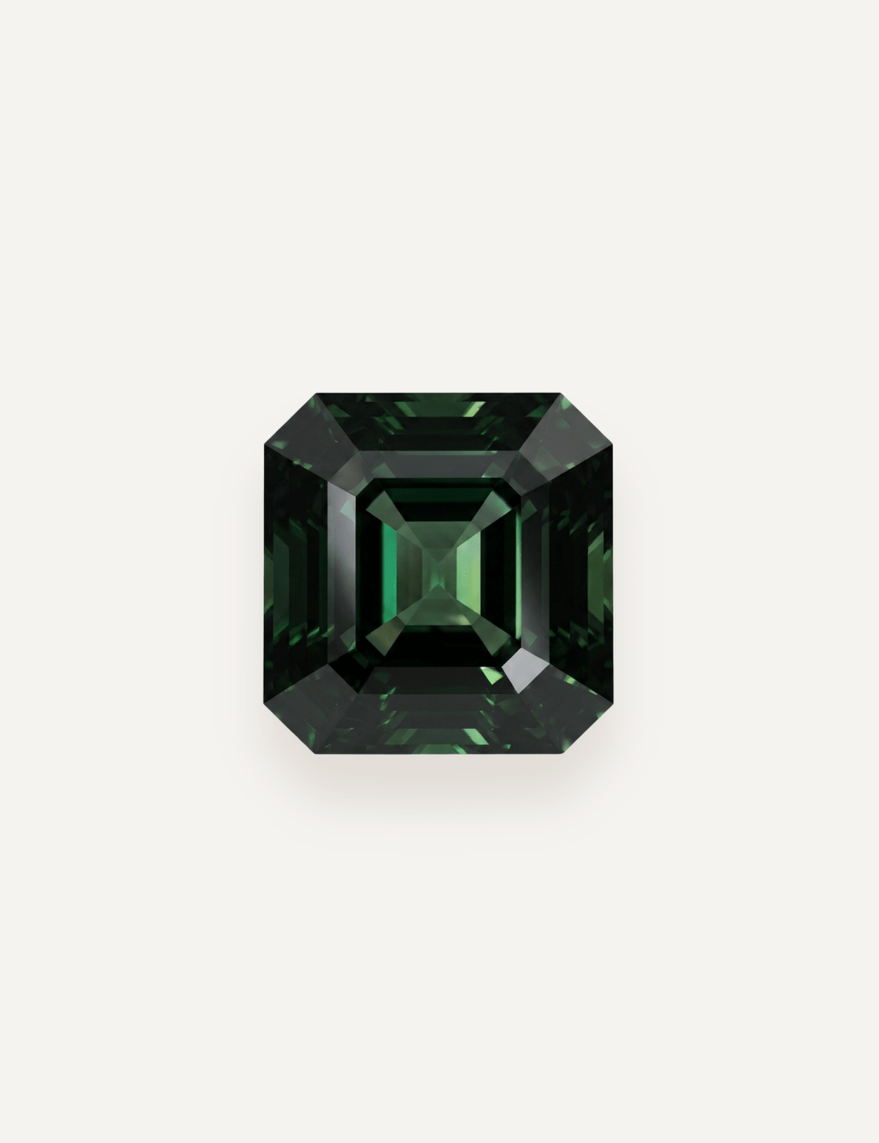 1.71ct Queensland Green Parti Emerald Cut Sapphire - Molten Store