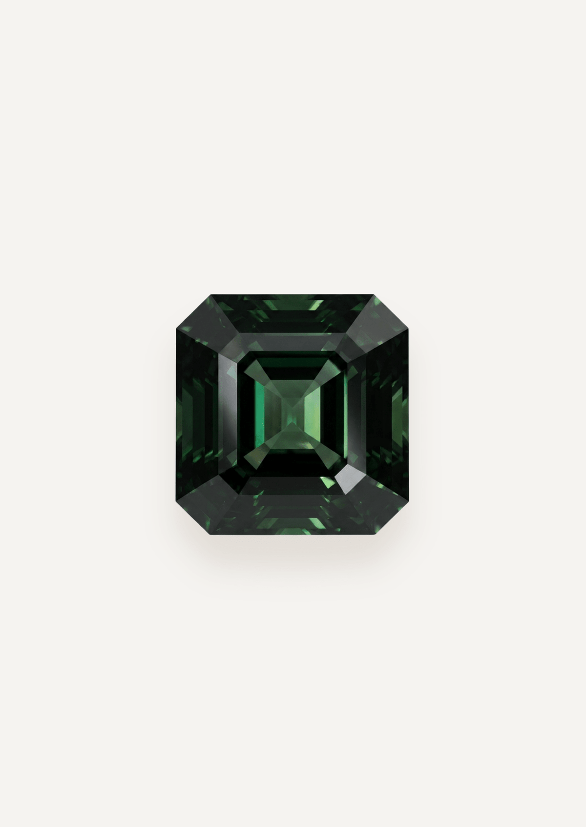 1.71ct Queensland Green Parti Emerald Cut Sapphire - Molten Store