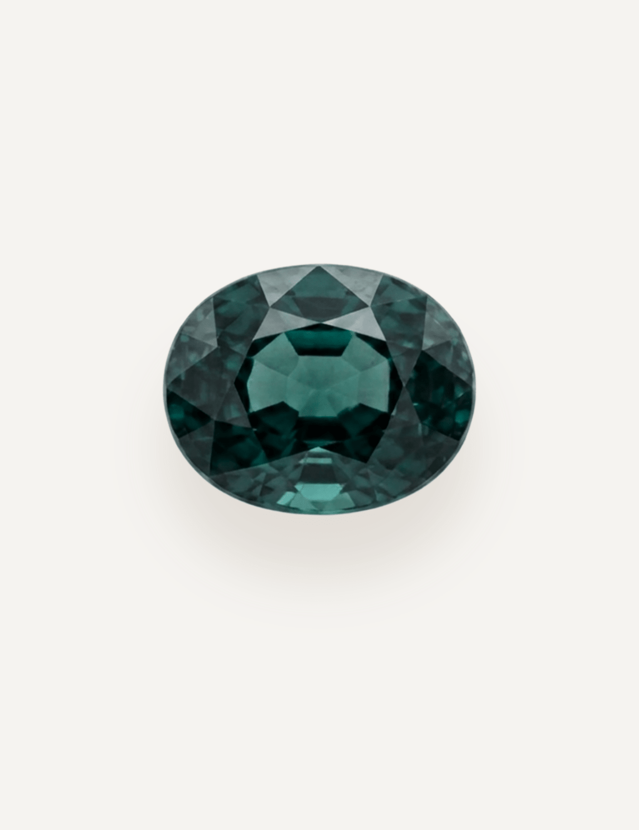 1.72ct Queensland Green Parti Oval Cut Sapphire - Molten Store