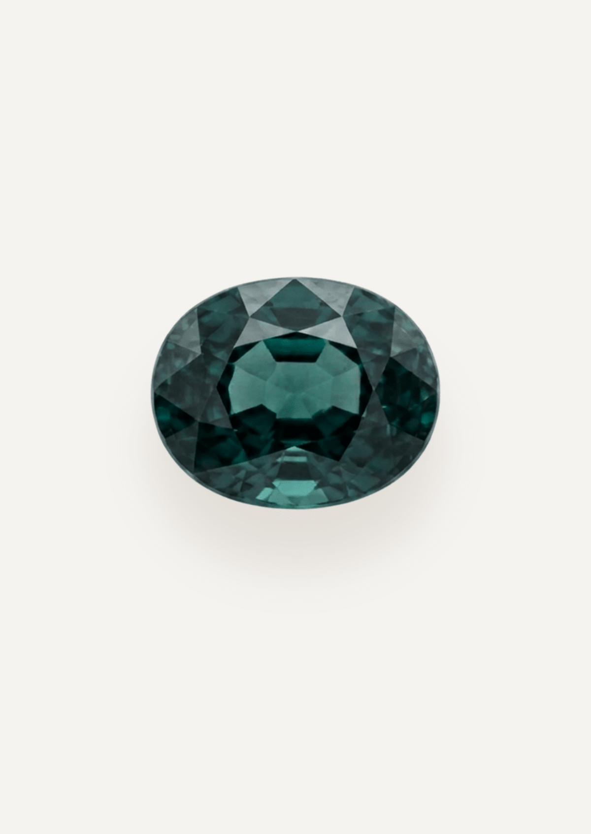 1.72ct Queensland Green Parti Oval Cut Sapphire - Molten Store