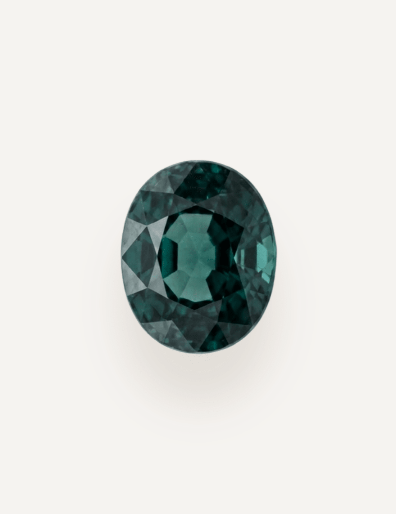 1.72ct Queensland Green Parti Oval Cut Sapphire - Molten Store
