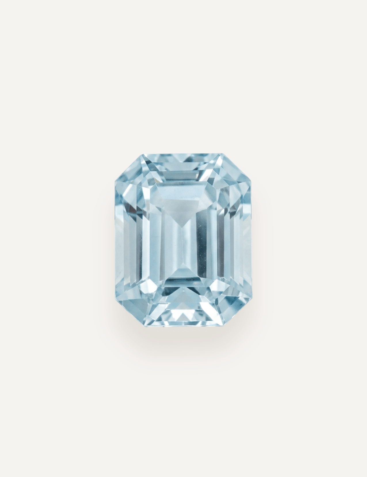 1.73ct Pale Blue Emerald Cut Aquamarine - Molten Store