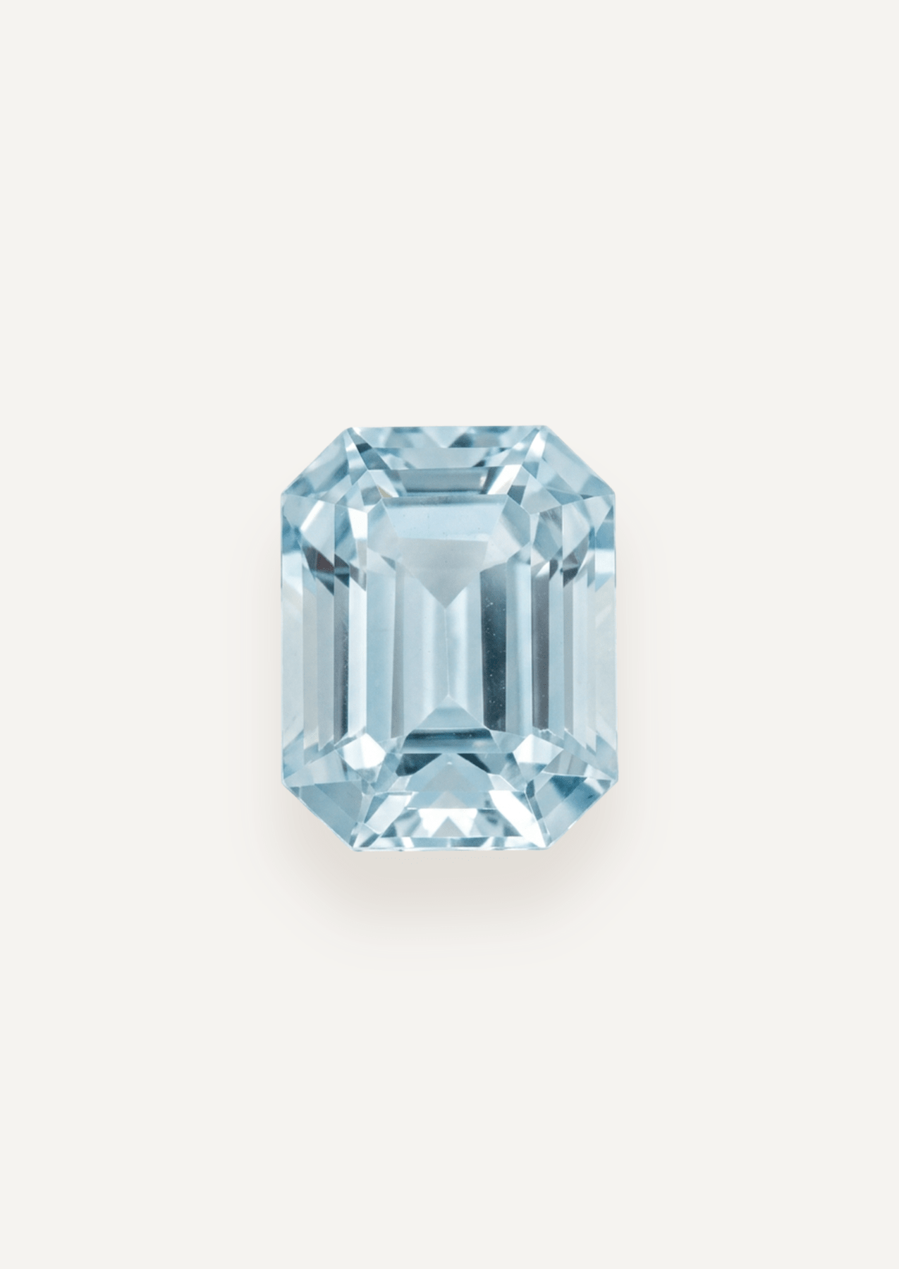 1.73ct Pale Blue Emerald Cut Aquamarine - Molten Store