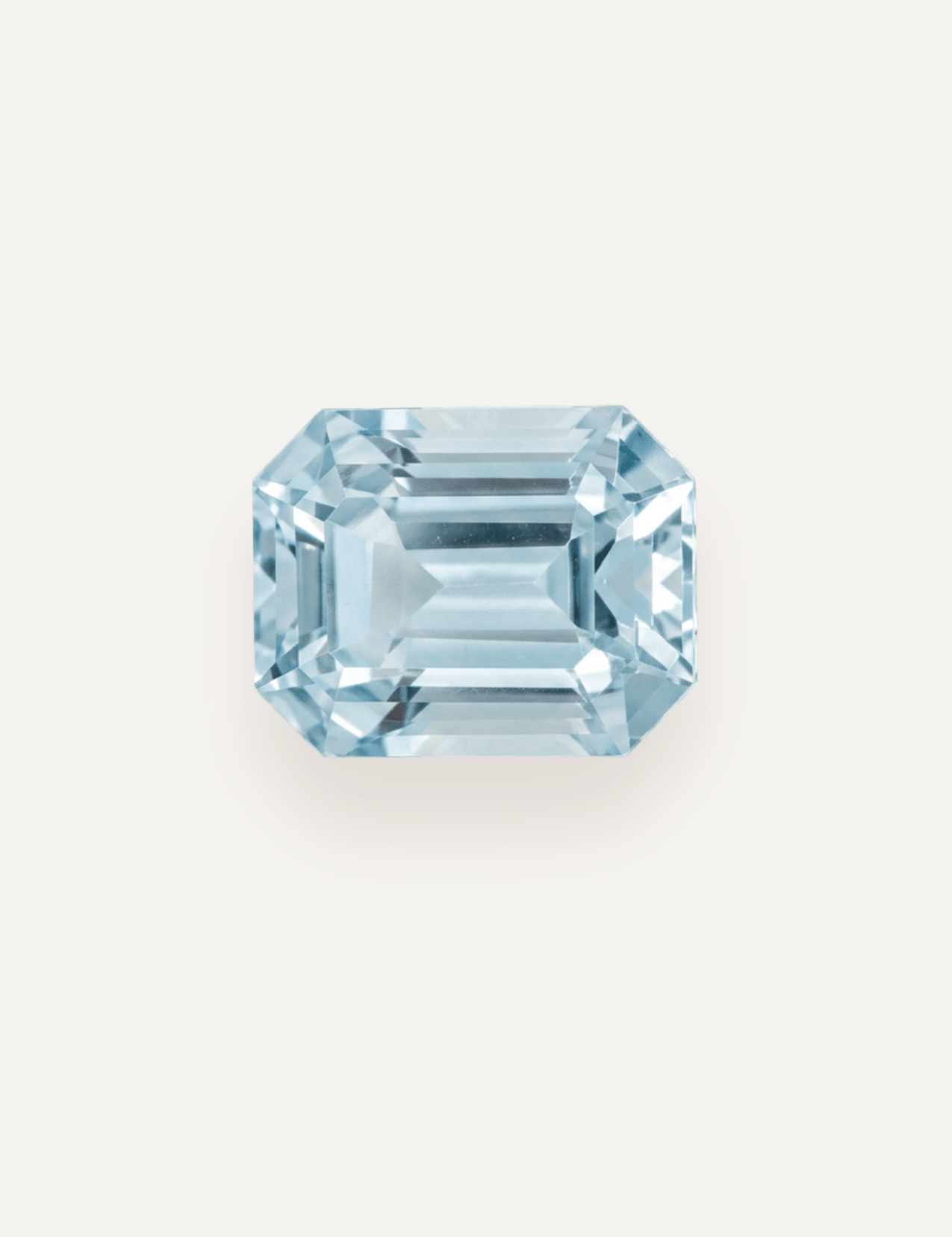 1.73ct Pale Blue Emerald Cut Aquamarine - Molten Store