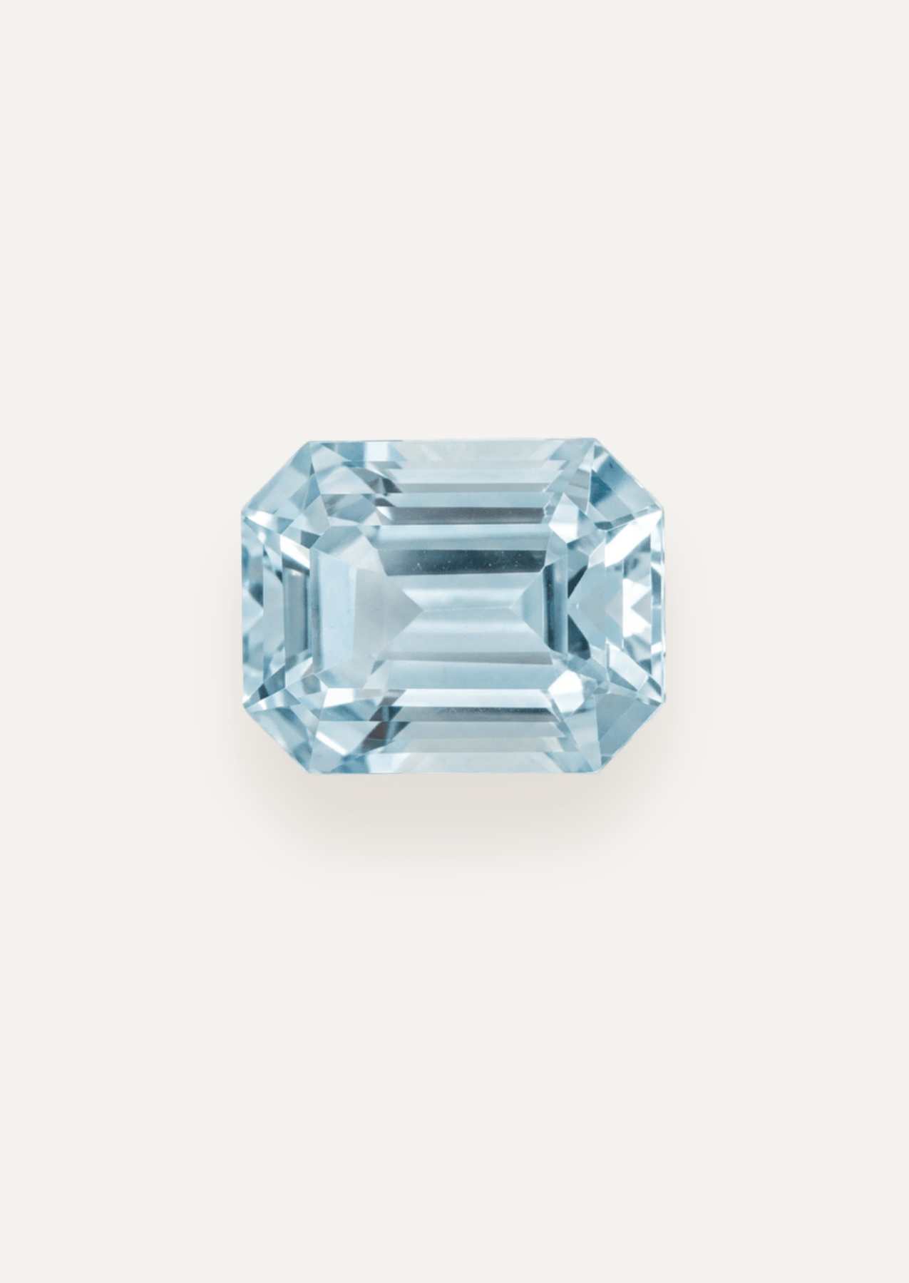 1.73ct Pale Blue Emerald Cut Aquamarine - Molten Store