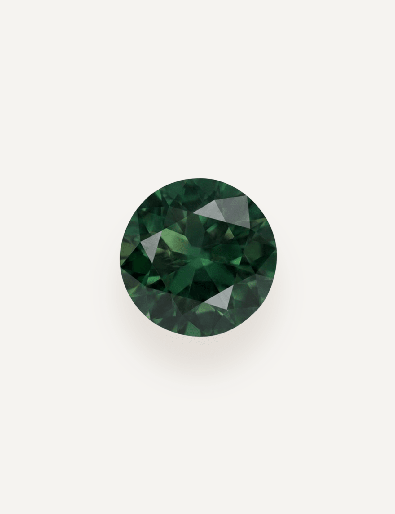 1.75ct Australian Blue Green Parti Round Cut Sapphire - Molten Store