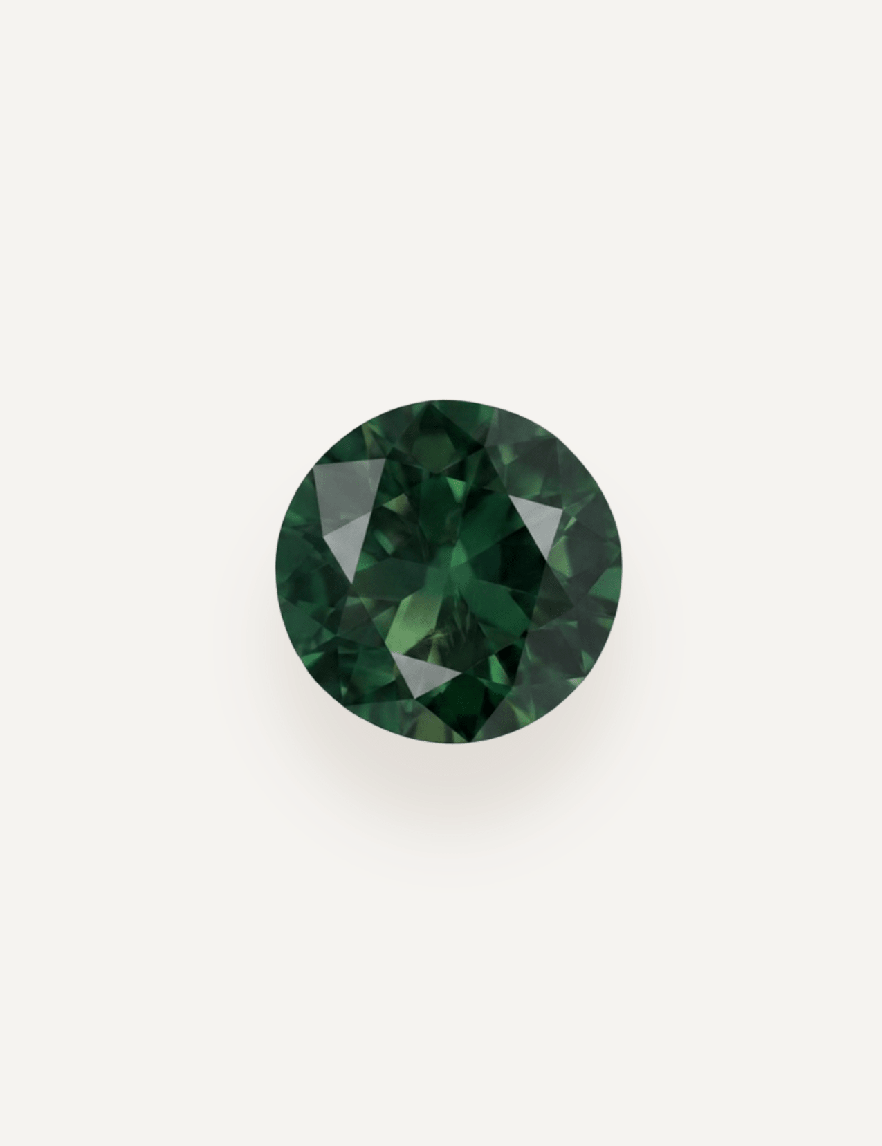 1.75ct Australian Blue Green Parti Round Cut Sapphire - Molten Store