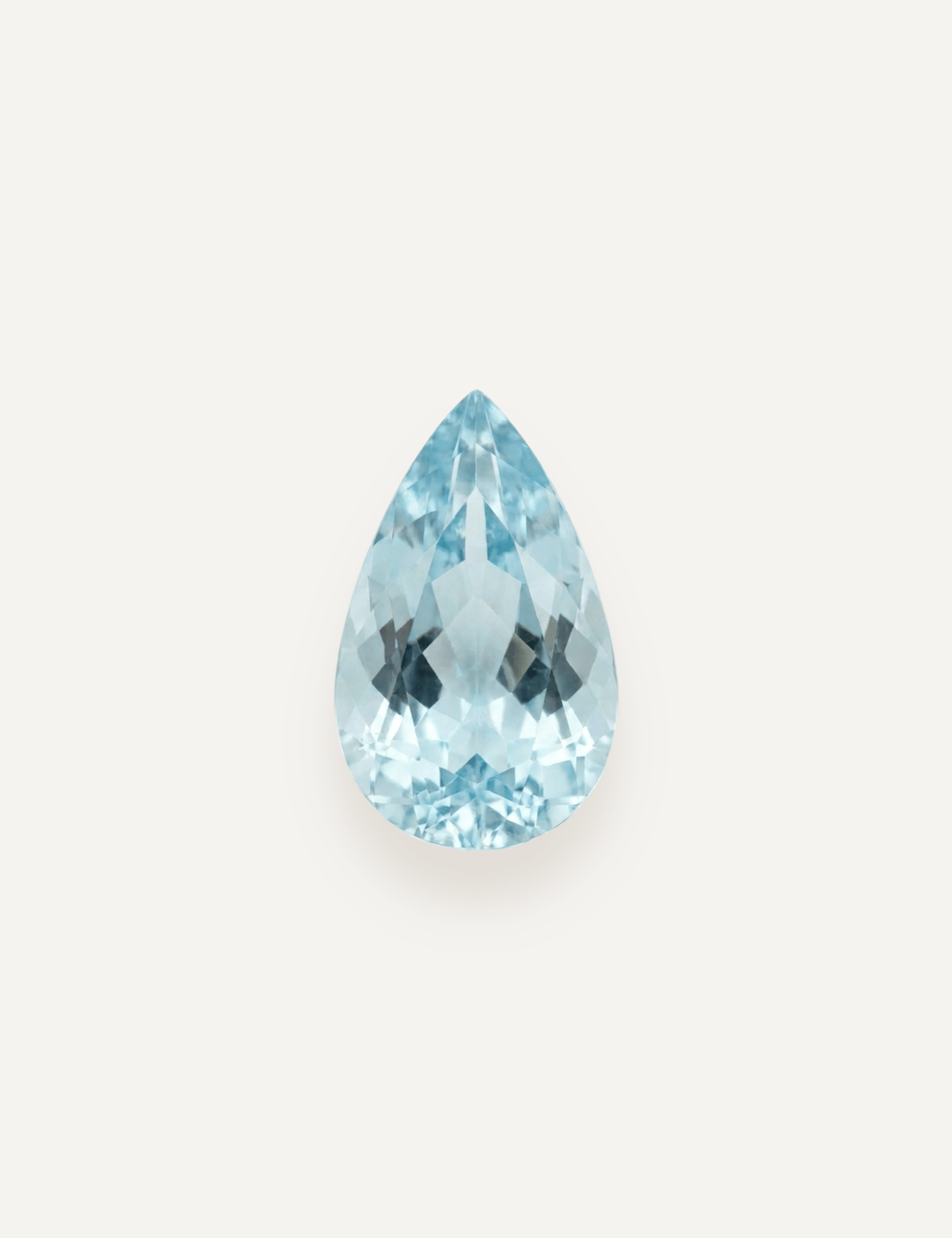 1.75ct Blue Pear Cut Aquamarine - Molten Store