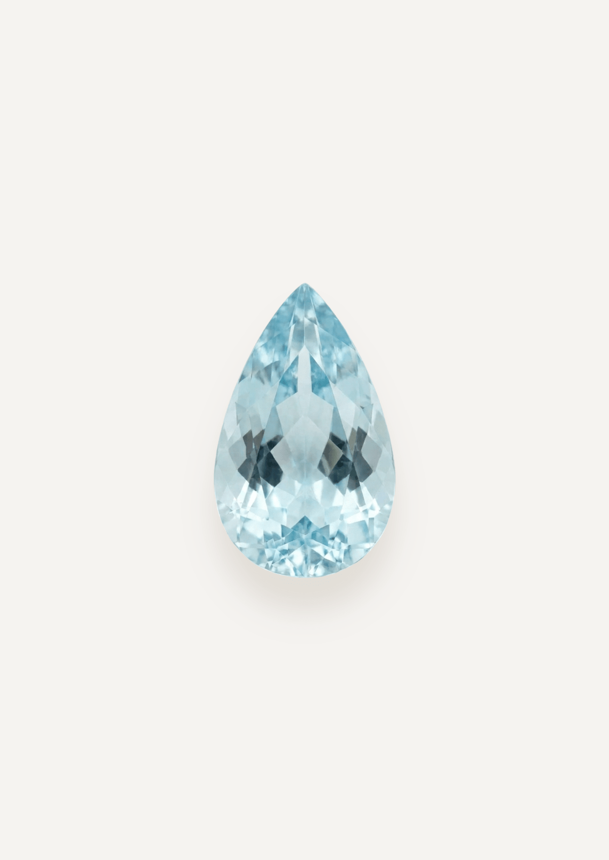 1.75ct Blue Pear Cut Aquamarine - Molten Store