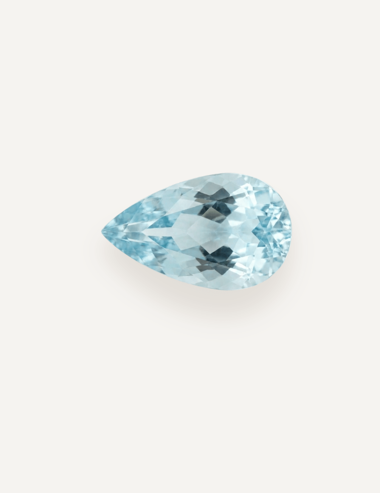 1.75ct Blue Pear Cut Aquamarine - Molten Store