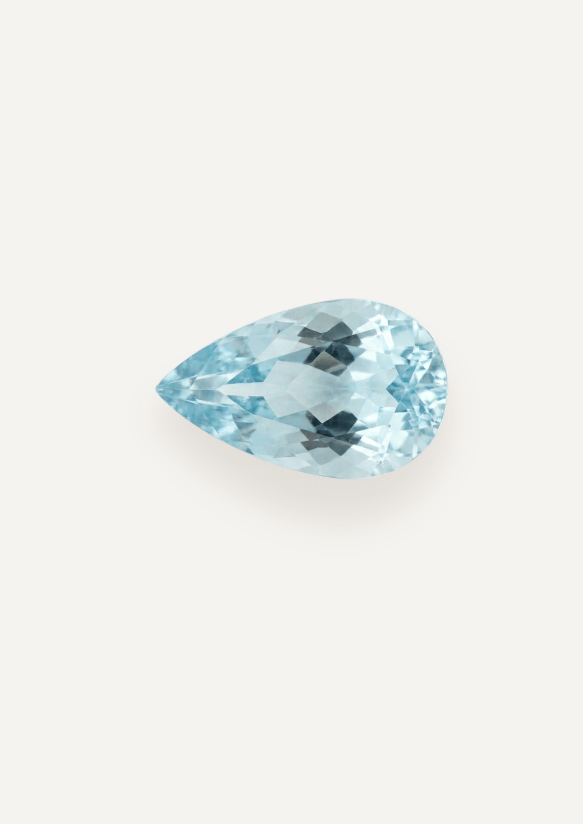 1.75ct Blue Pear Cut Aquamarine - Molten Store