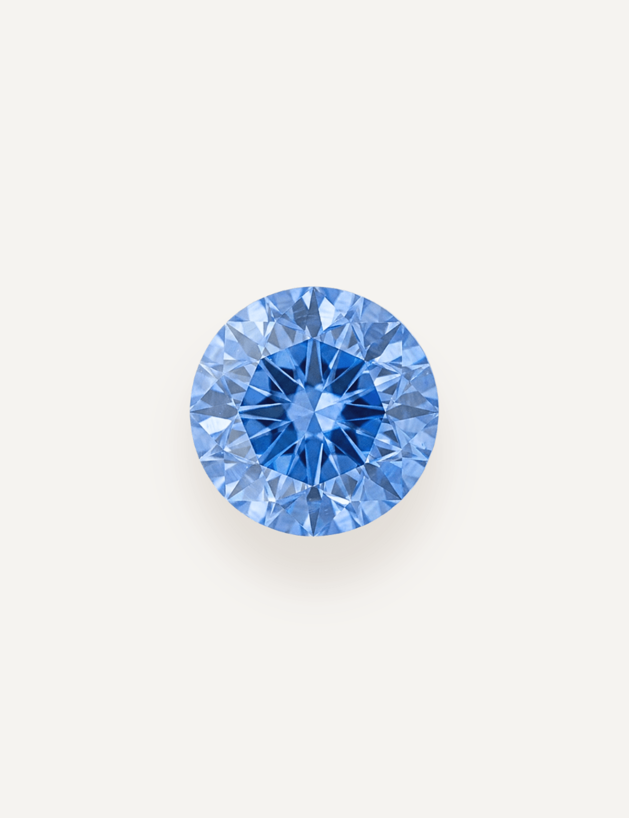 1.75ct Ceylon Blue Round Brilliant Cut Sapphire - Molten Store