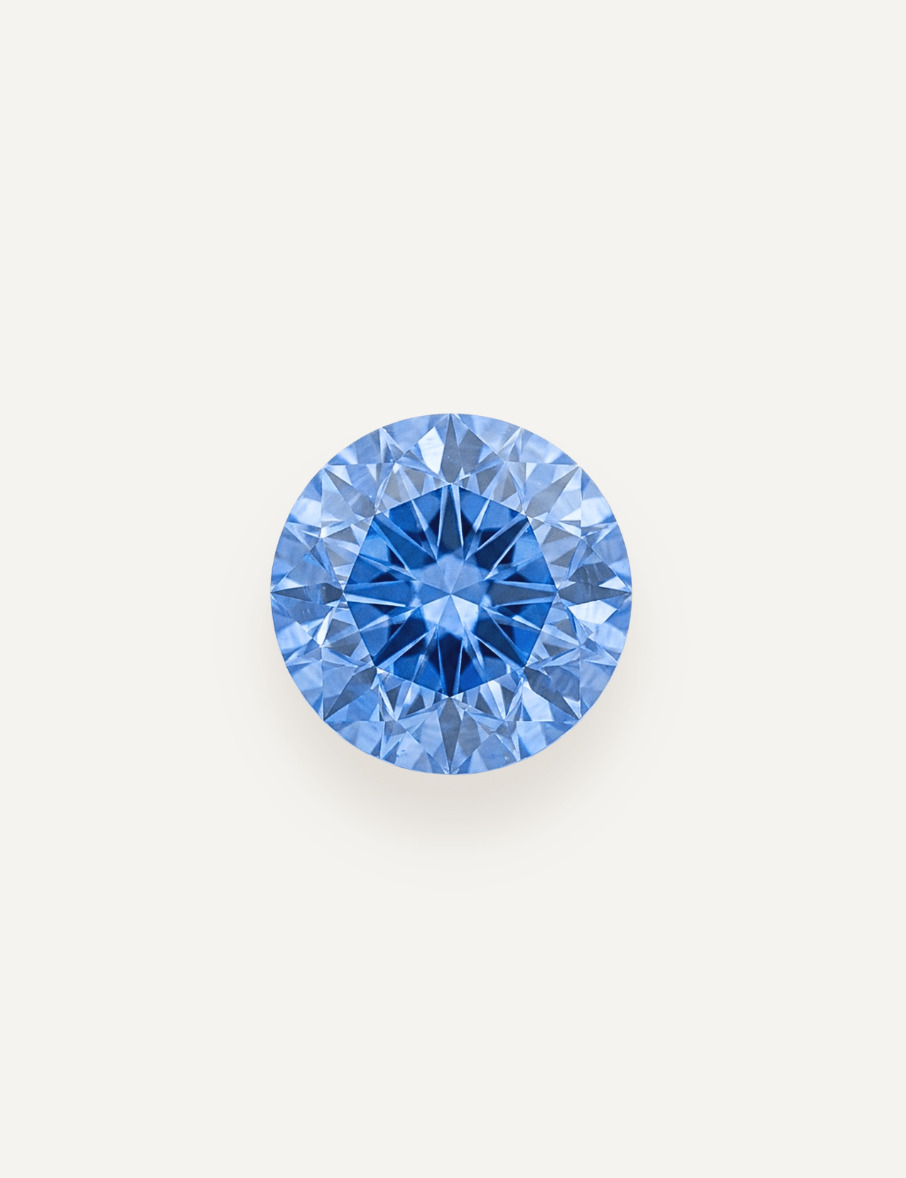 1.75ct Ceylon Blue Round Brilliant Cut Sapphire - Molten Store