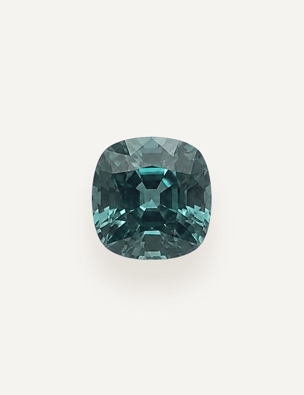 1.83ct Green Cushion Cut Sapphire - Molten Store